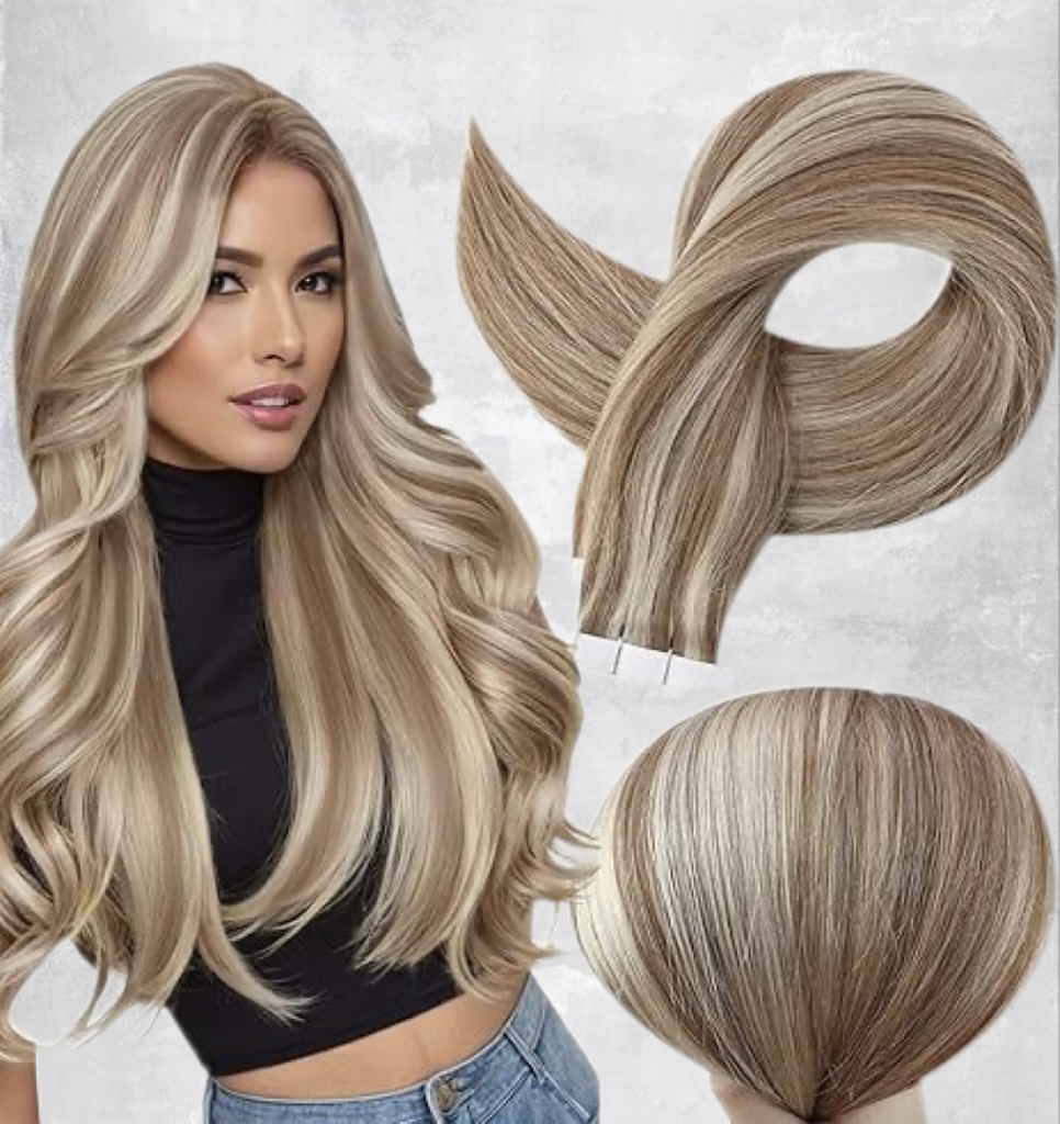Extensii Tape In Luxe Balayage #7/ Silver - Extensii de par București Extensii Tape In Luxe Balayage #7/ Silver - Extensii de par București
