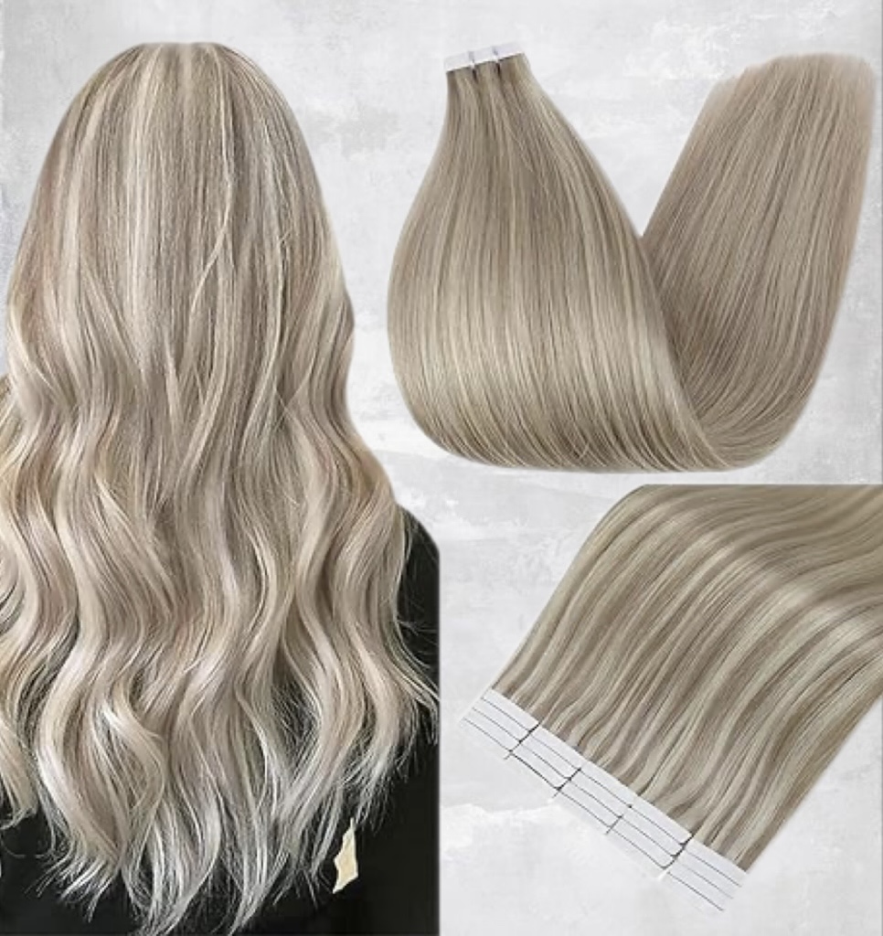 Extensii Tape In Balayage #19/Silver - Extensii de par București