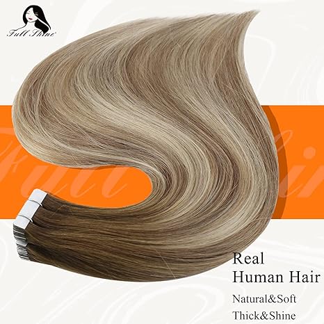 Extensii Tape In Balayage White Platinum B#8/Silver/8 - Extensii de par București