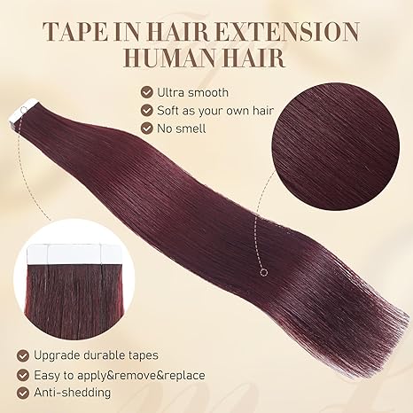 Extensii Tape In White Platinum #99J - Extensii de par București
