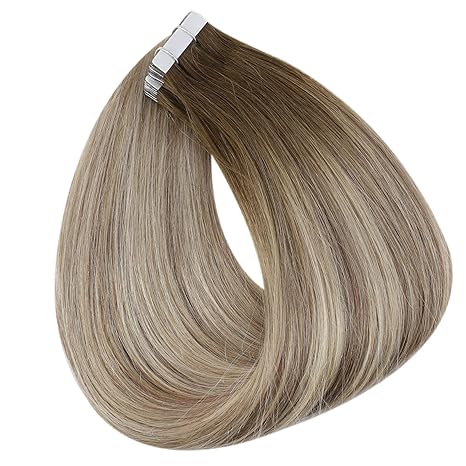 Extensii Tape In Balayage White Platinum #8/Silver - Extensii de par București