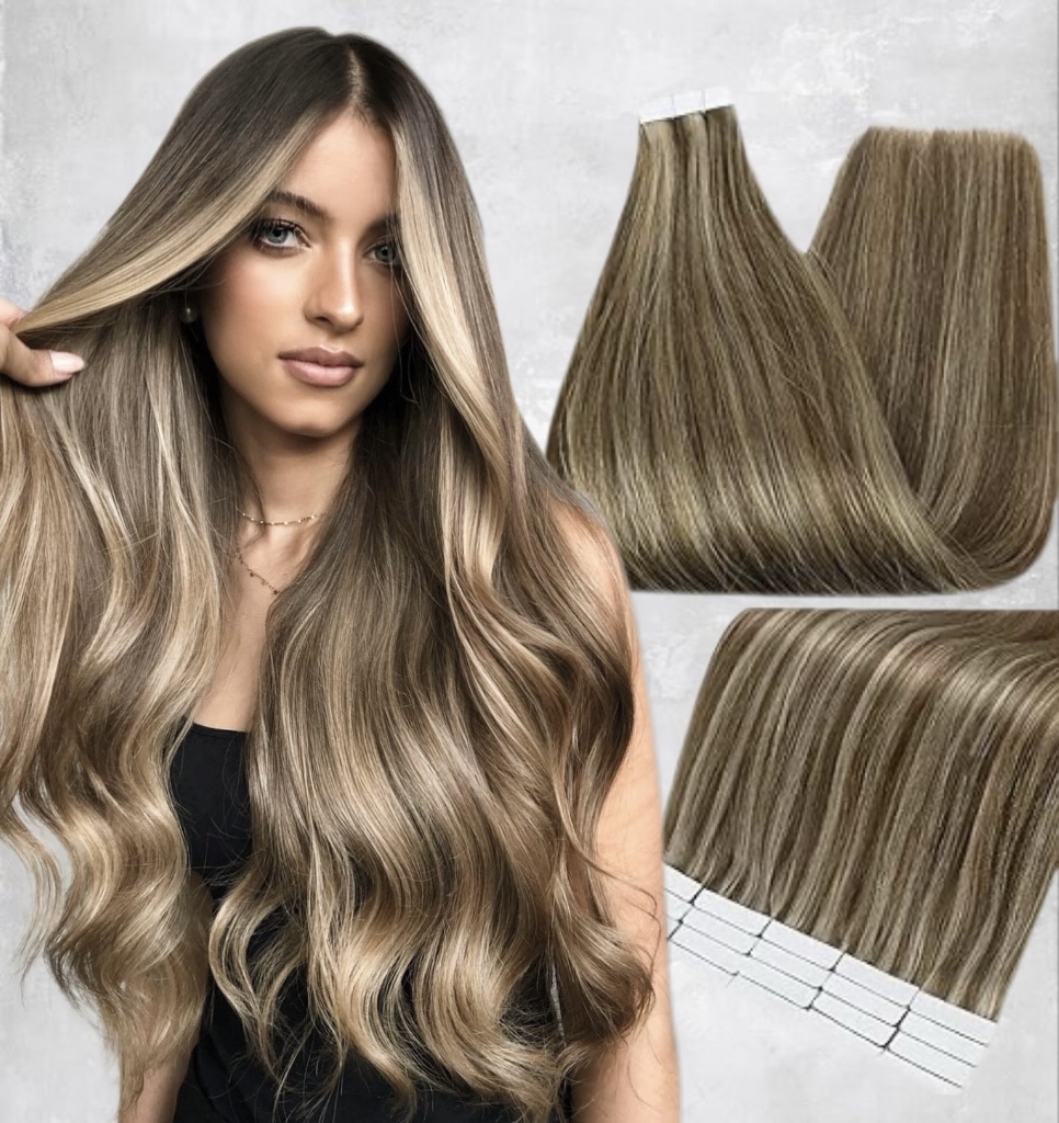 Extensii Tape In Balayage #6/ Silver - Extensii de par București