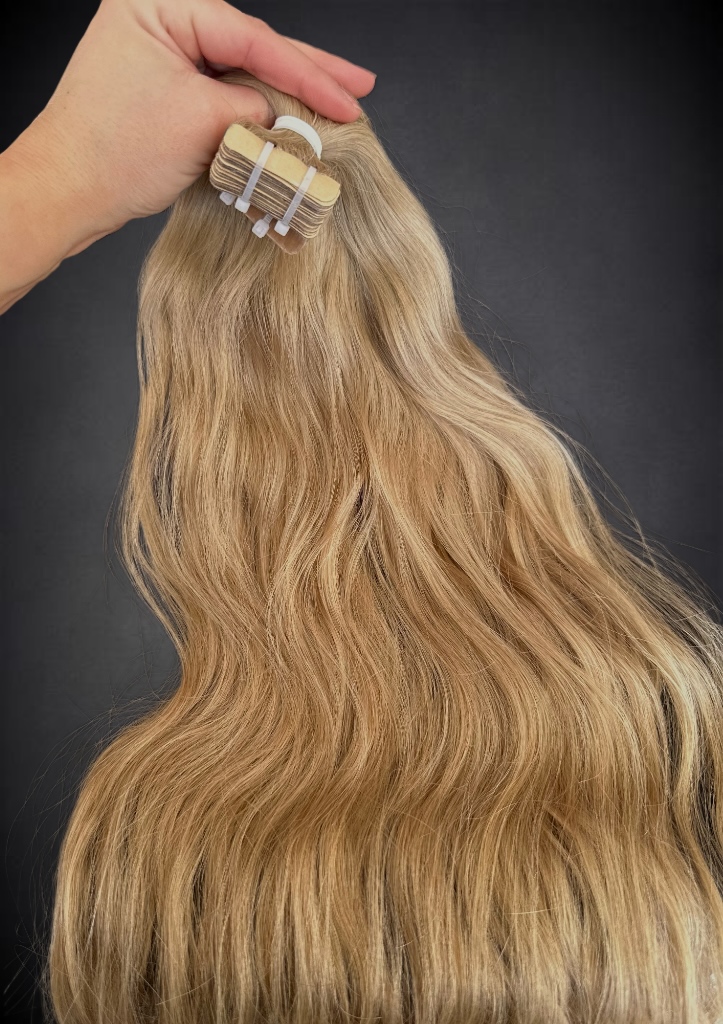 Extensii Tape-in SLAVIC Hair Blond Mediu - Extensii de par București