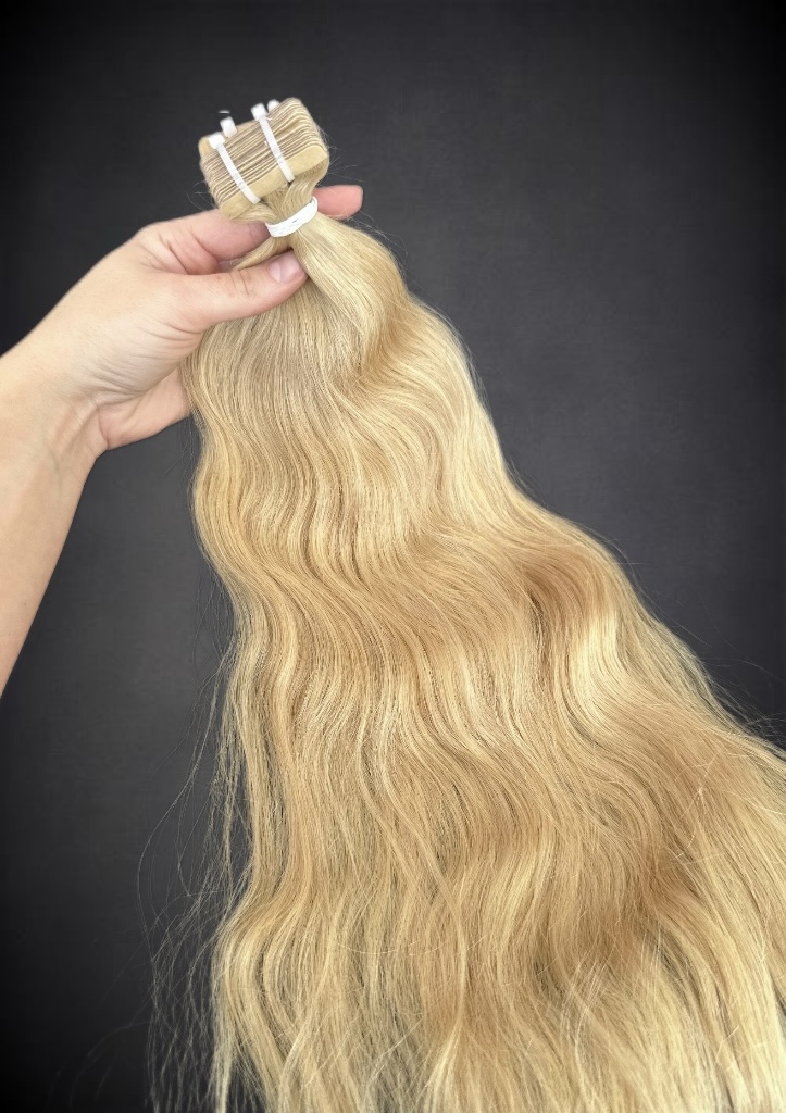 Extensii Tape-in SLAVIC Hair Blond Miere - Extensii de par București