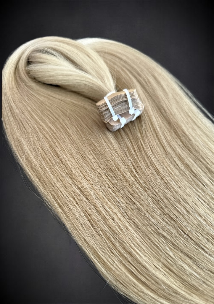 Extensii Tape-in SLAVIC Hair Blond Natural Deschis - Extensii de par București