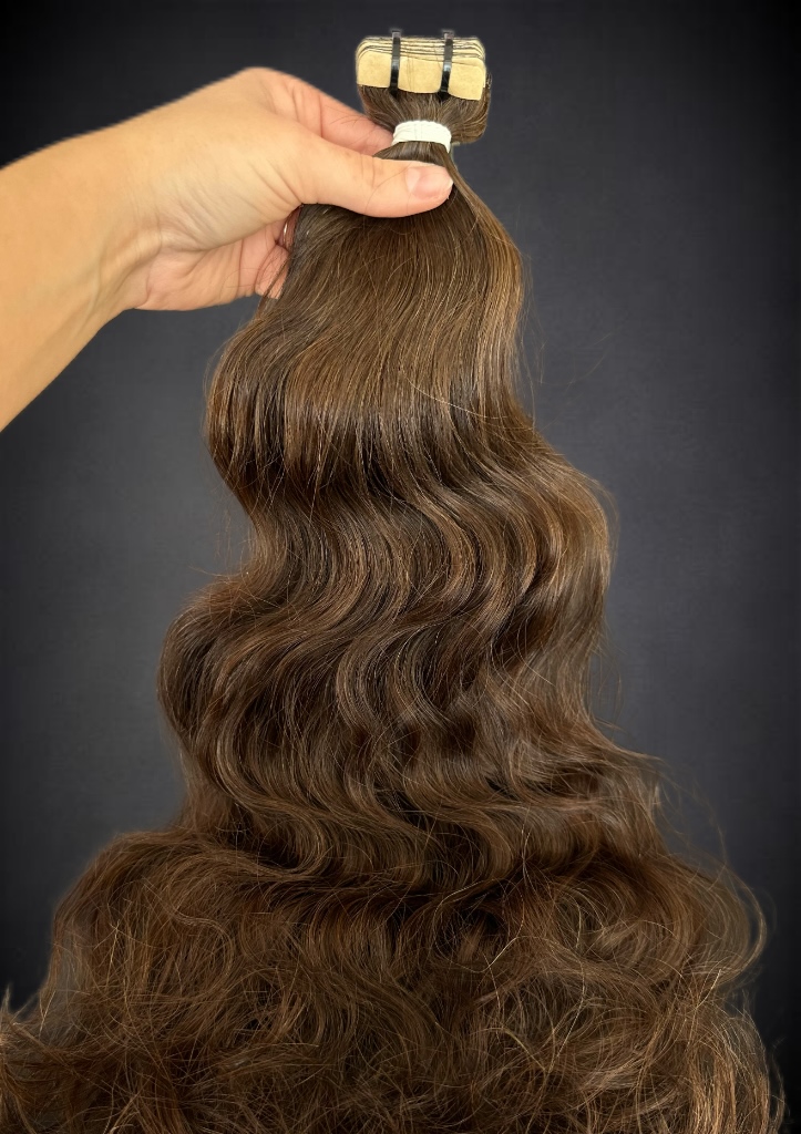 Extensii Tape-in SLAVIC Hair Saten Mediu - Extensii de par București