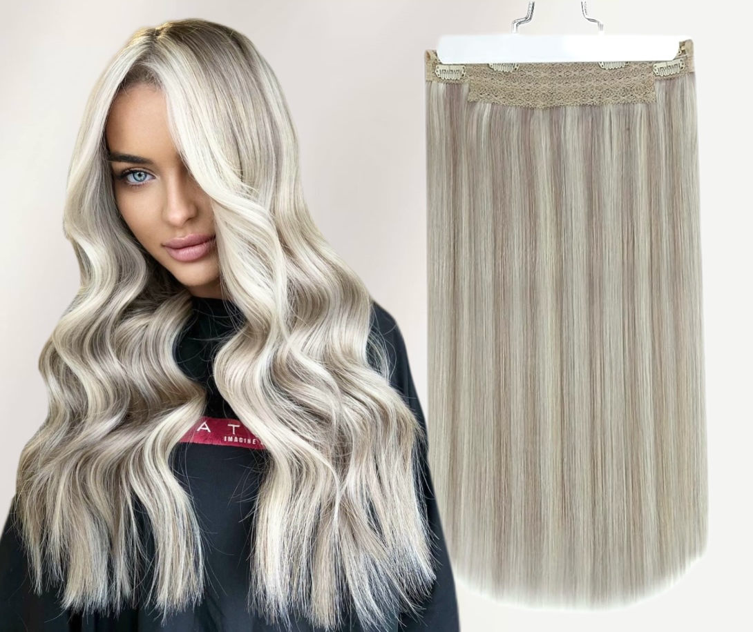 Trese de Par Oskar Balayage #19/Silver - Extensii de par București
