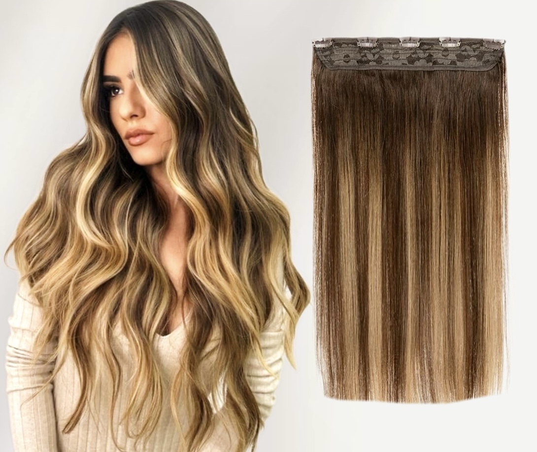Coada de Par cu Dubla Intrebuintare Balayage #6 #24 - Extensii de par București
