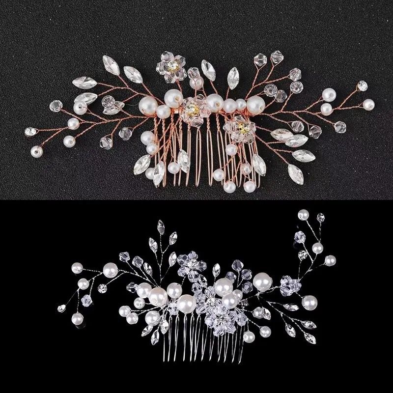 Accesoriu pentru par cu perle - Extensii de par București