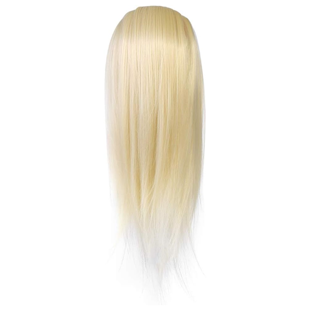 Cap de proba din fibra termorezistenta, blond, 65 cm - Extensii de par București