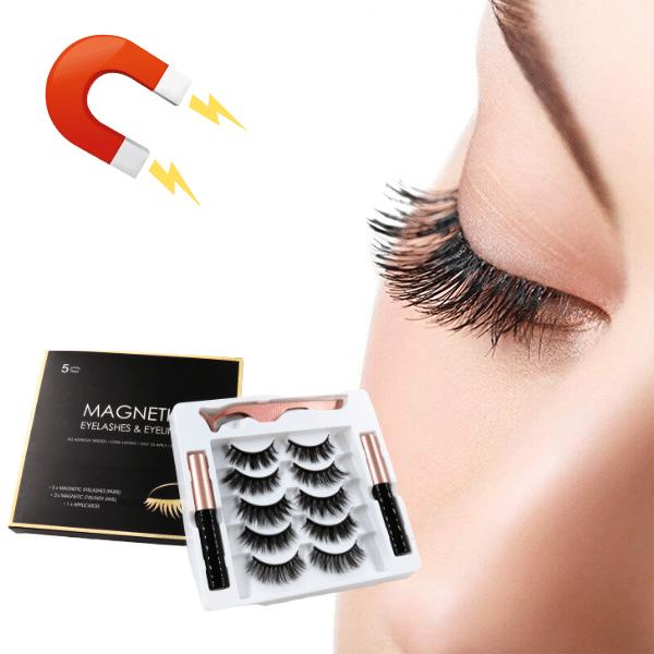 Set 5 perechi extensii de gene cu tus magnetic ultrarezistent - Extensii de par București