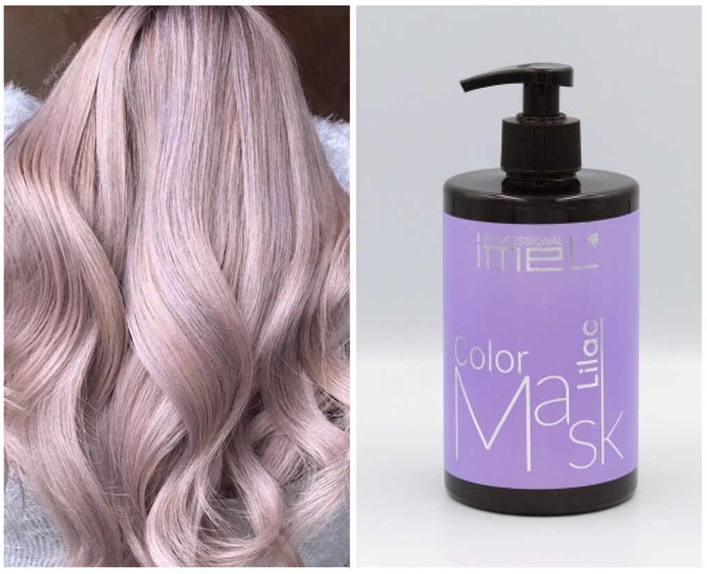 Masca nuantatoare Imel Professional Lilac 500ml - Extensii de par București