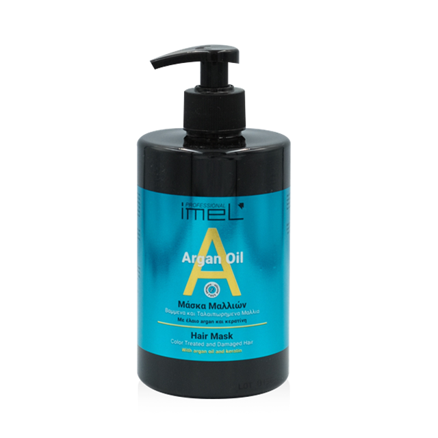 Masca de par hidratanta cu ulei de argan si keratina, 500 ml - Extensii de par București