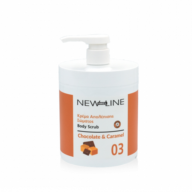 New Line Choco - Crema Exfolianta pentru Corp Caramel 1000ml - Extensii de par București New Line Choco - Crema Exfolianta pentru Corp Caramel 1000ml - Extensii de par București