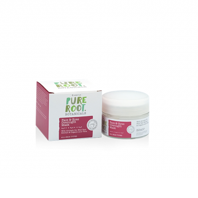 Masca pentru fata si ochi Ventus Pure Root Night 50 ml - Extensii de par București