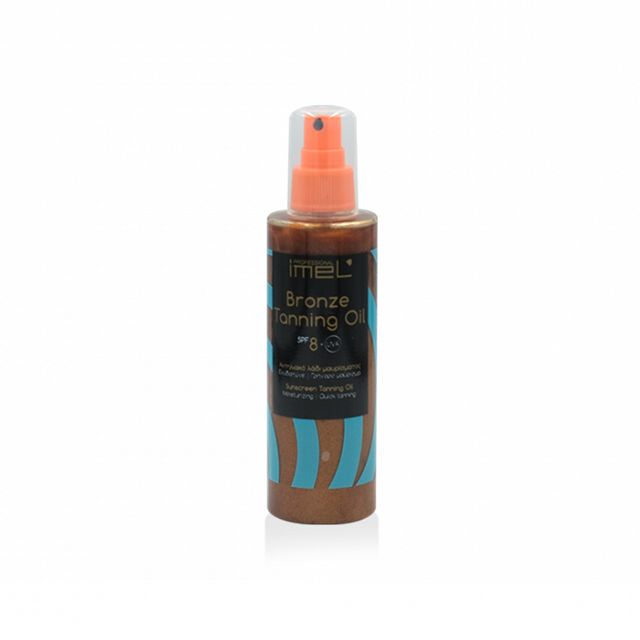 Ulei de protectie solara Imel Bronze Tanning Oil SPF 8 200ml - Extensii de par București