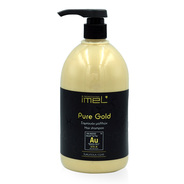 SAMPON cu particule de aur, PURE GOLD 1000 ml - Extensii de par București