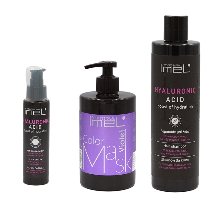 Set Profesional Ingrijire si nuantare VIOLET - Extensii de par București