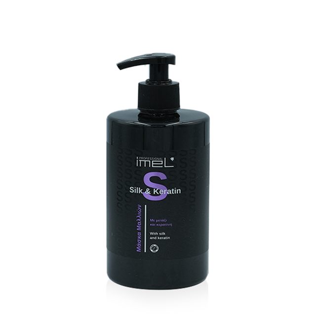 Masca Silk Profesionala pentru par Silk and Keratin,500 ml - Extensii de par București