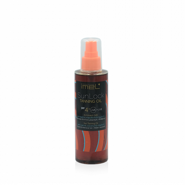 Ulei de bronzare Imel SunLock Spf 4 200ml - Extensii de par București