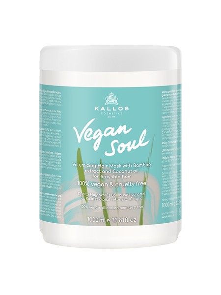 Masca pentru par pentru volum cu extract de bambus si ulei de nuca de cocos - Extensii de par București