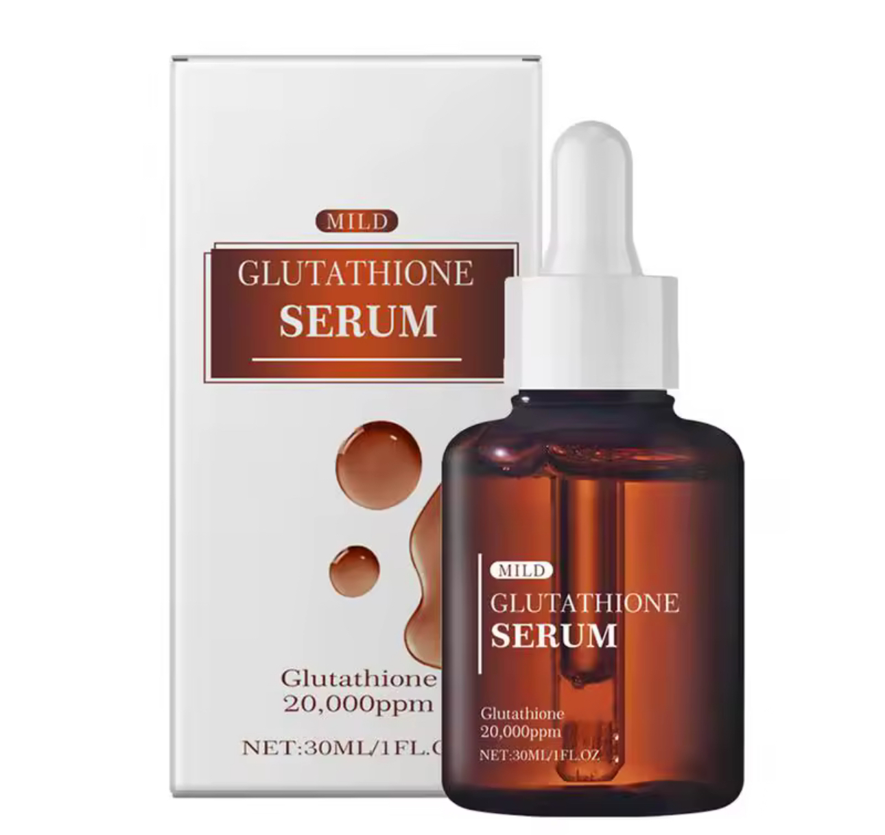 Ser pentru fata cu glutation, pentru reducerea liniilor fine si a ridurilor, 30 ml - Extensii de par București