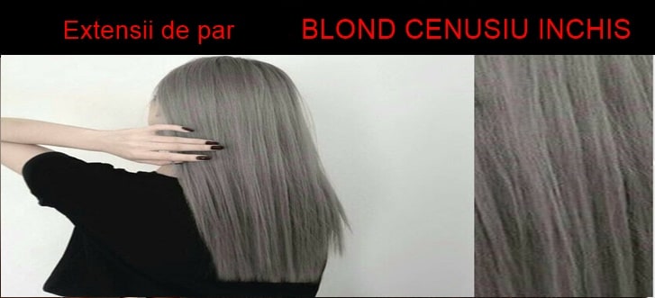 Coada de par cu dubla intrebuintare Blond Cenusiu Inchis - Extensii de par București Coada de par cu dubla intrebuintare Blond Cenusiu Inchis - Extensii de par București