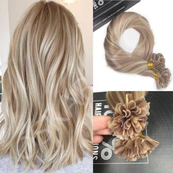 Extensii cheratina Luxe Balayage #18 Lighy Grey - Extensii de par București Extensii cheratina Luxe Balayage #18 Lighy Grey - Extensii de par București