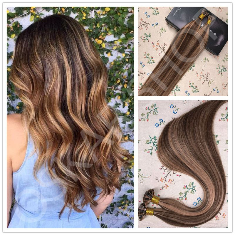 Extensii cheratina Luxe Balayage #4 #27 - Extensii de par București Extensii cheratina Luxe Balayage #4 #27 - Extensii de par București