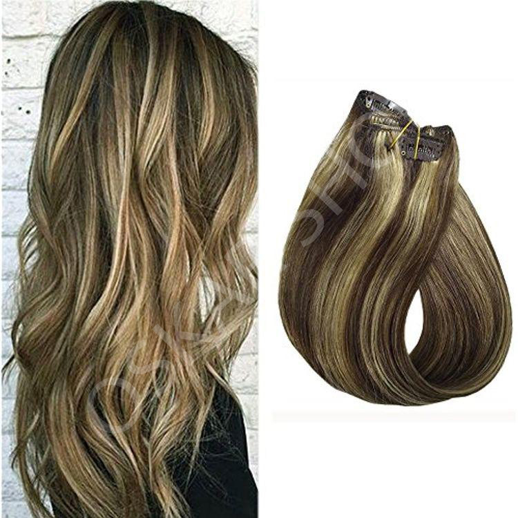 Mini Set Clip-On Balayage Suvitat #4 #613 - Extensii de par București Mini Set Clip-On Balayage Suvitat #4 #613 - Extensii de par București