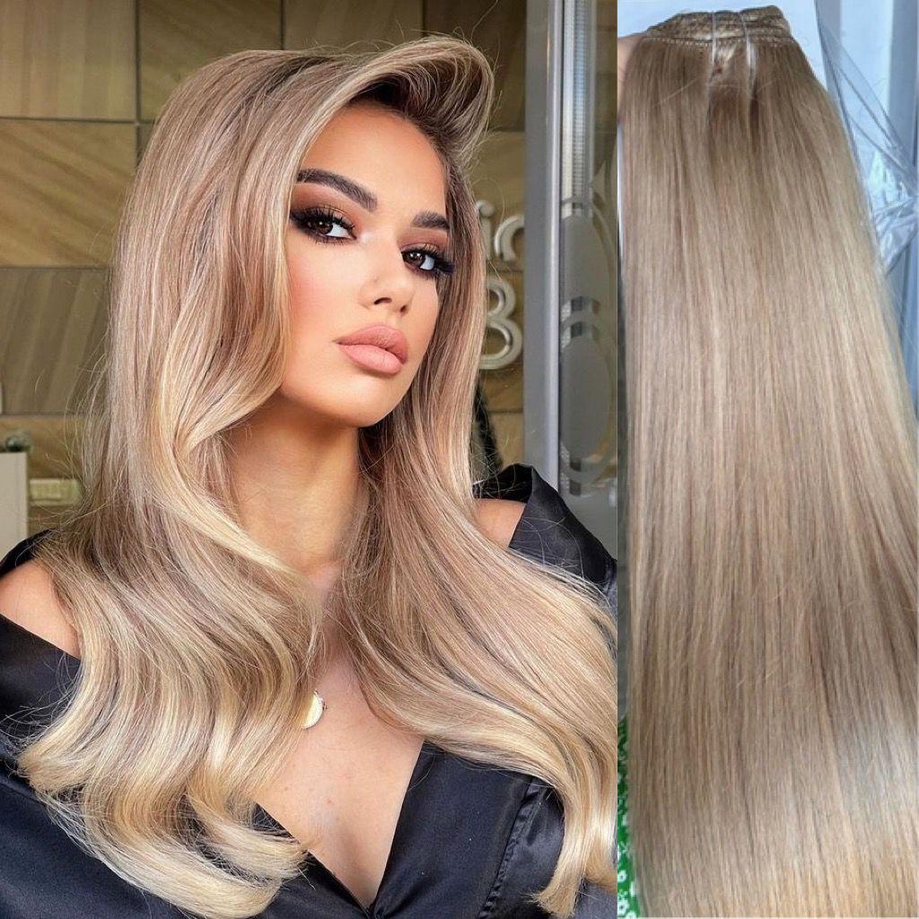 Clip On Premium Drept Black Collection  #20 - Extensii de par București