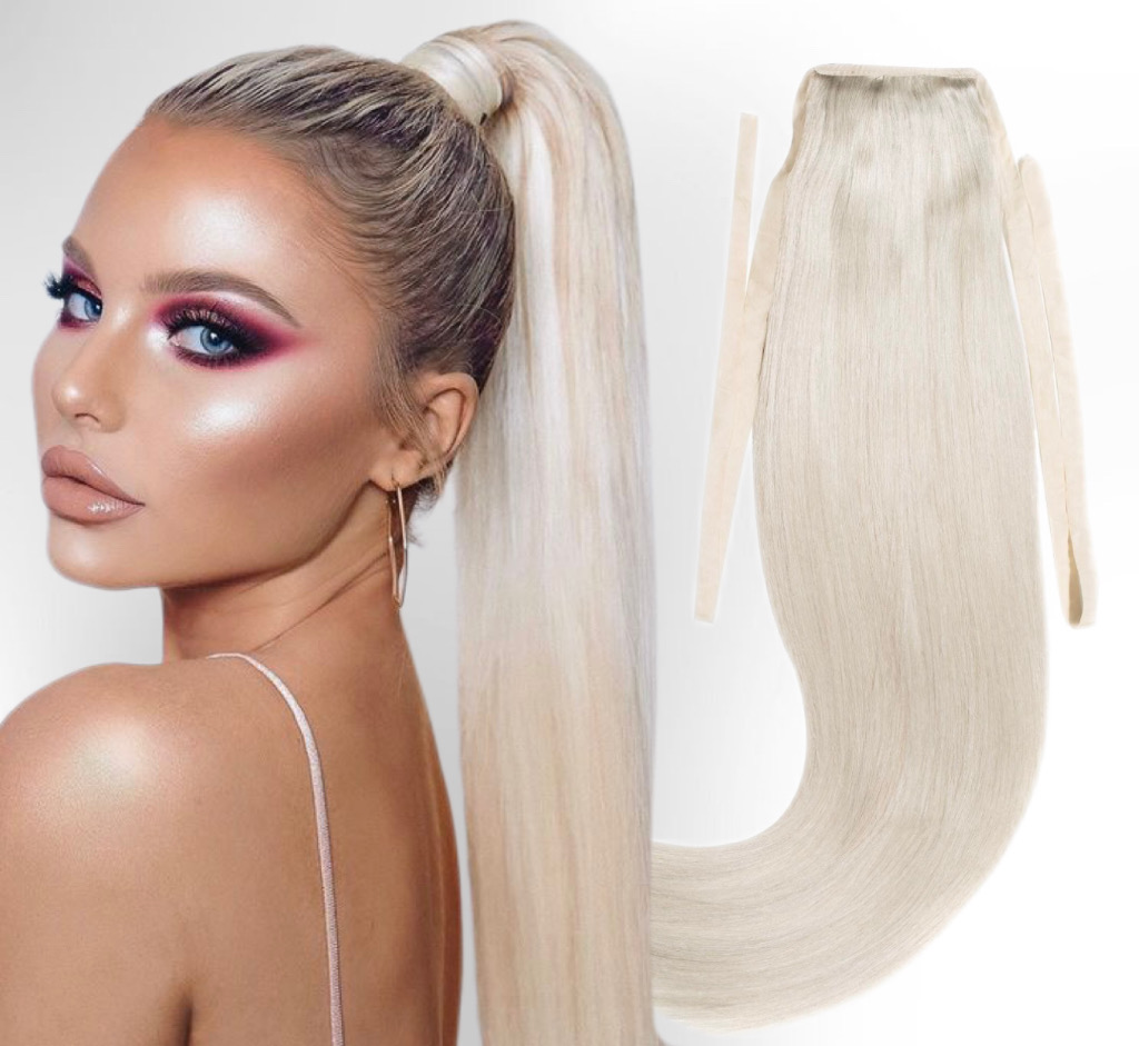 Coada de par White Platinum Silver - Extensii de par București