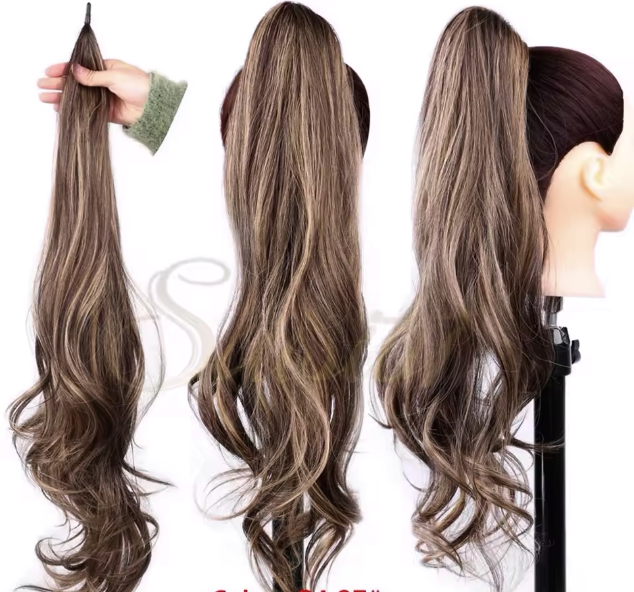 Coada ONE STEP Balayage #8 H 22 - Extensii de par București