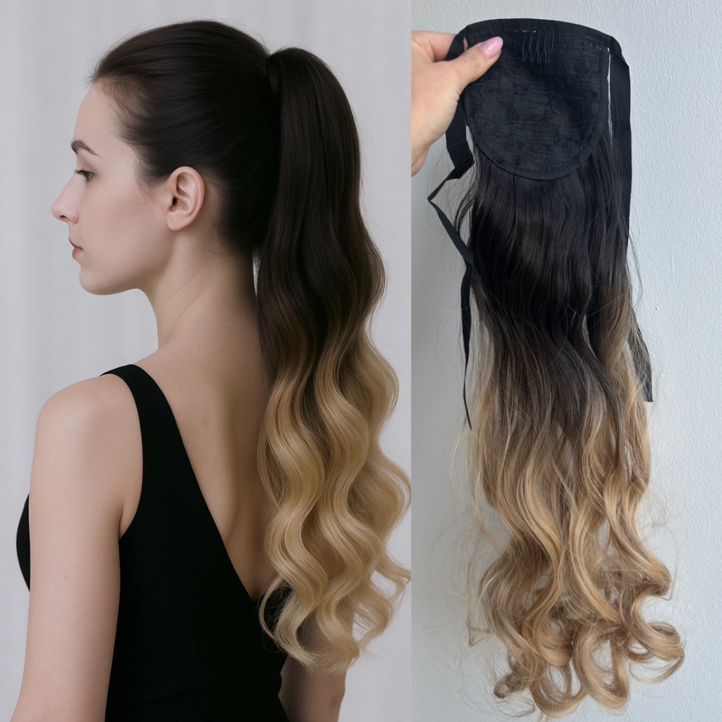 Coada de Par cu bentite Ombre #2 #12 - Extensii de par București