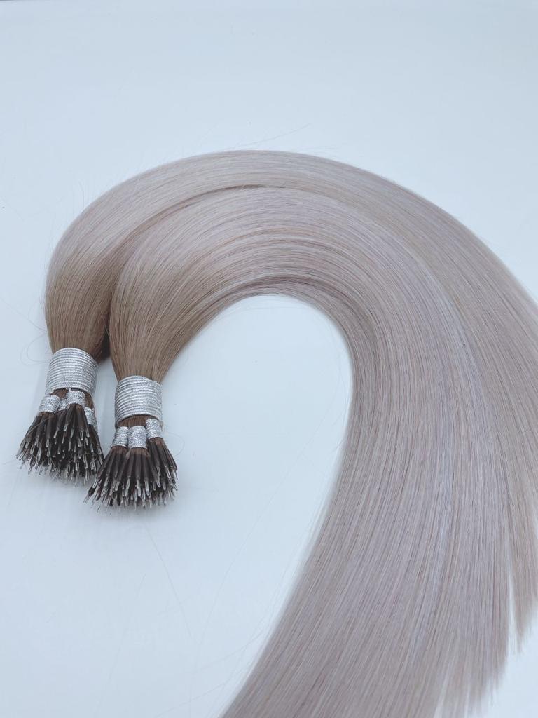 Extensii Nanoring Ombre #9/Light Grey - Extensii de par București