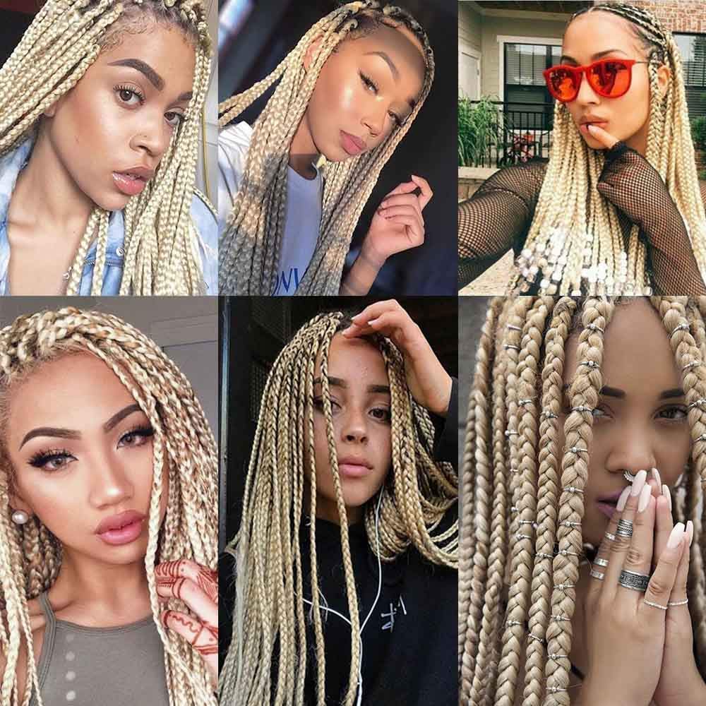 Extensii Pentru Impletituri Blond Deschis - Extensii de par București