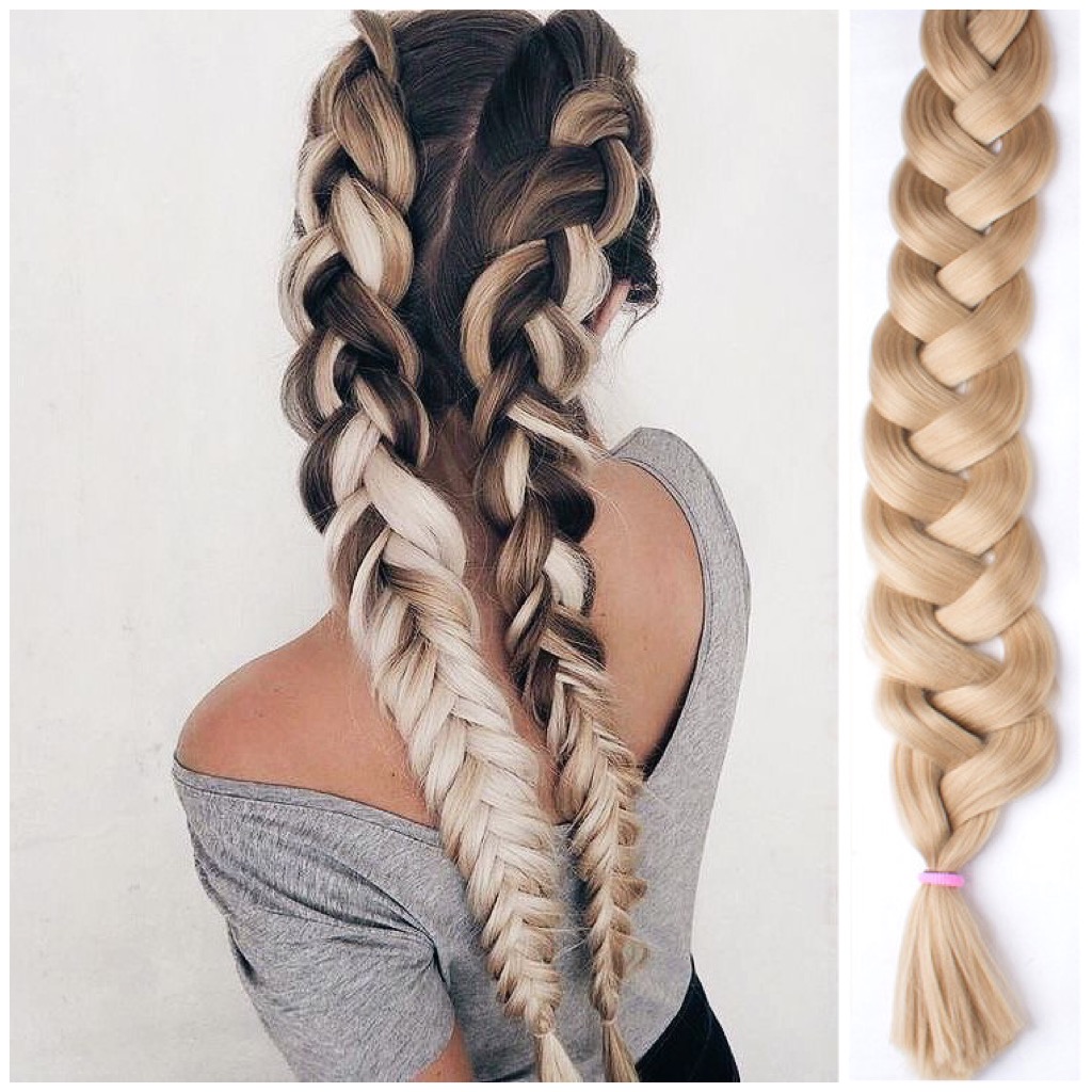 Extensii Pentru Impletituri Blond Bej - Extensii de par București Extensii Pentru Impletituri Blond Bej - Extensii de par București