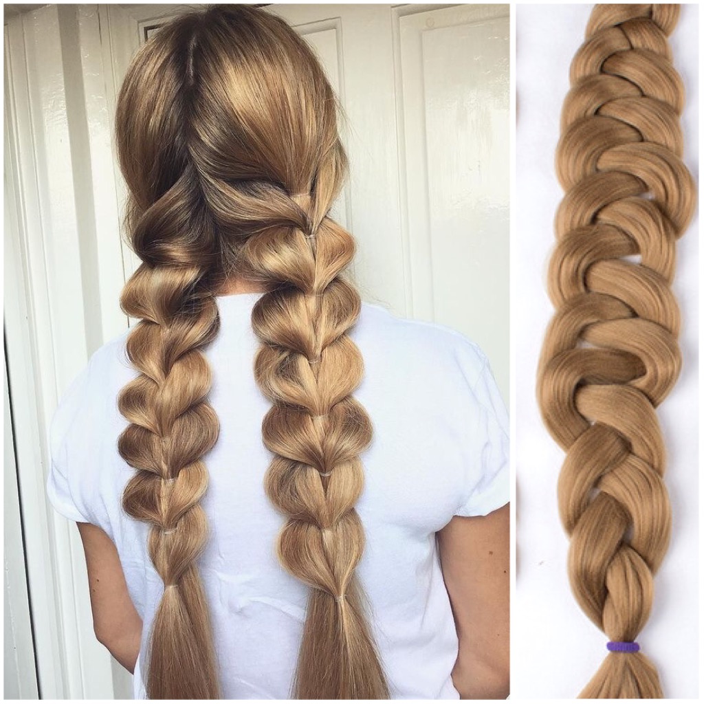 Extensii Pentru Impletituri Blond Inchis - Extensii de par București