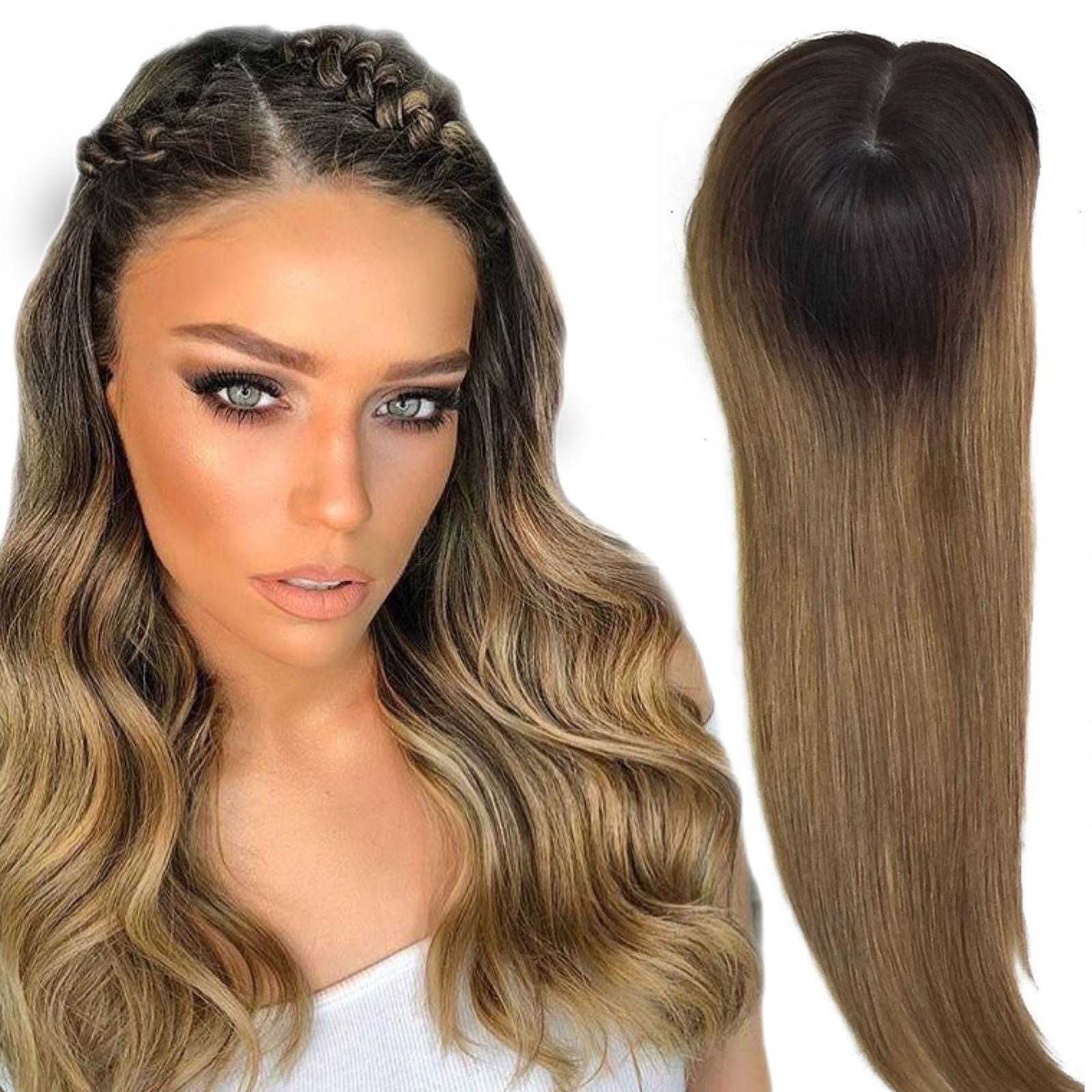 Top Lace Ombre Saten Inchis / Blond Aluna - Extensii de par București