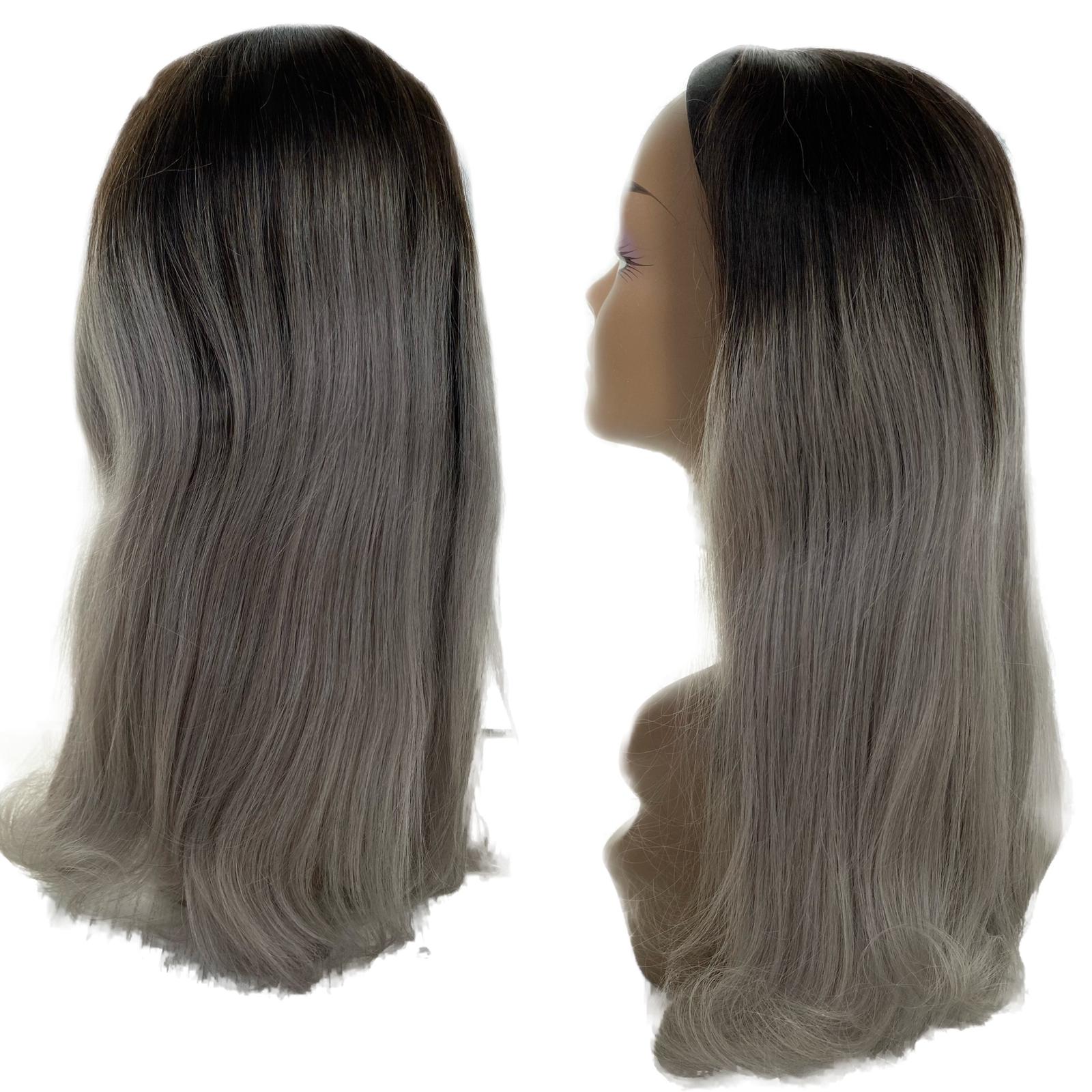 Mese de Volum cu Cordeluta Luxe Ombre Negru / Grey - Extensii de par București Mese de Volum cu Cordeluta Luxe Ombre Negru / Grey - Extensii de par București