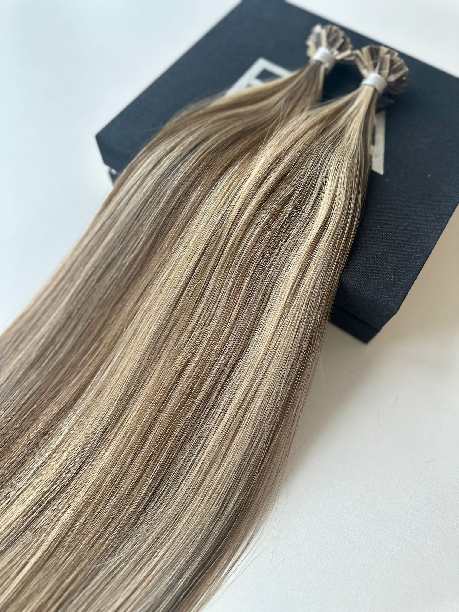 Extensii MICRO KERATINA Russian Hair Balayage #4/#14 - Extensii de par București
