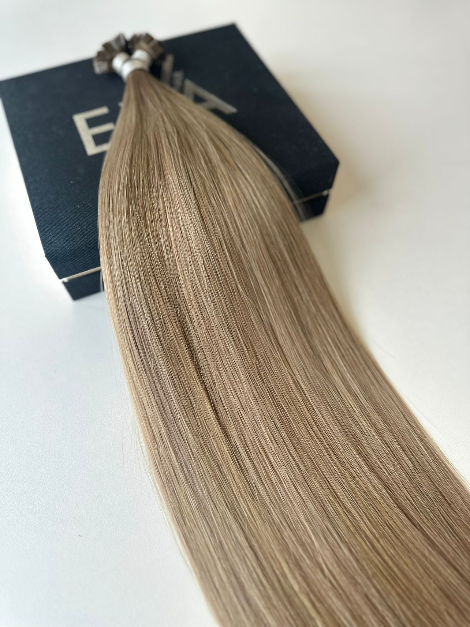 Extensii MICRO KERATINA Russian Hair Balayage #4/8/18 - Extensii de par București
