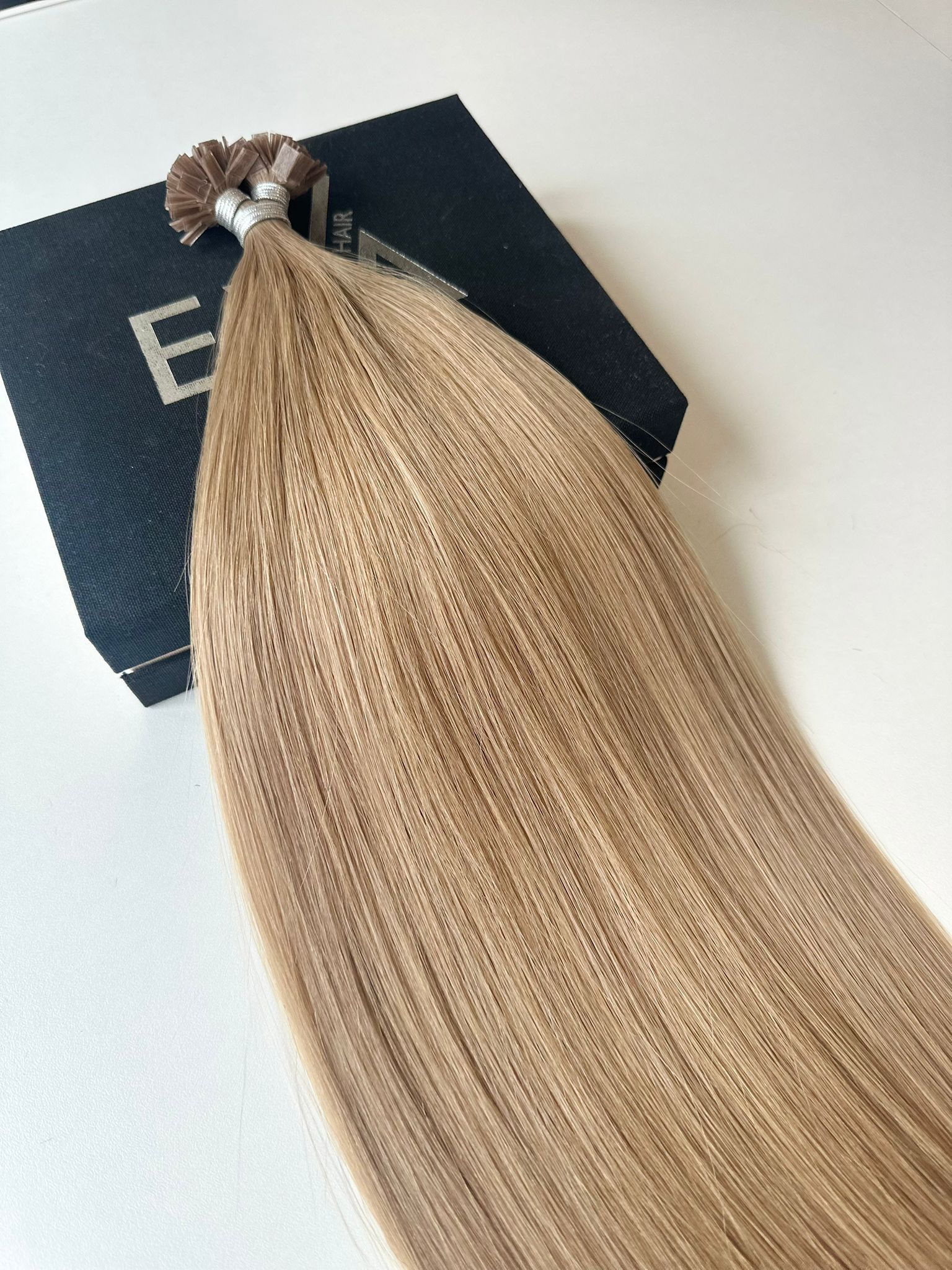 Extensii MICRO KERATINA Russian Hair Blond Frappe #12 - Extensii de par București