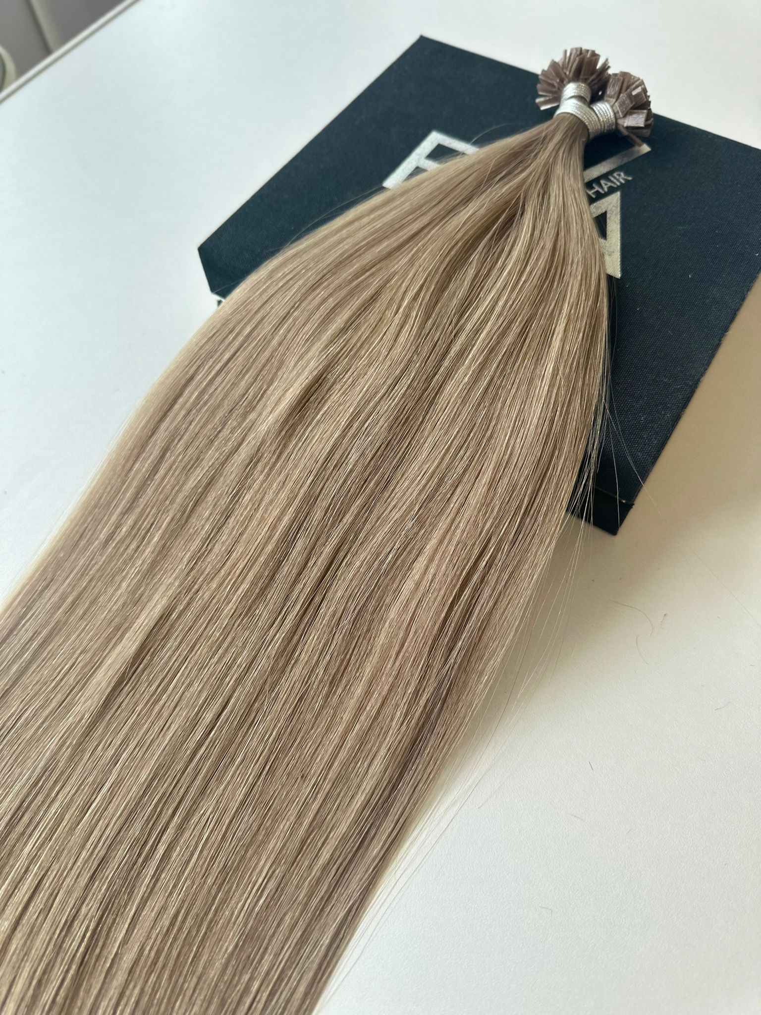 Extensii MICRO KERATINA Russian Hair Blond Natural #18 - Extensii de par București