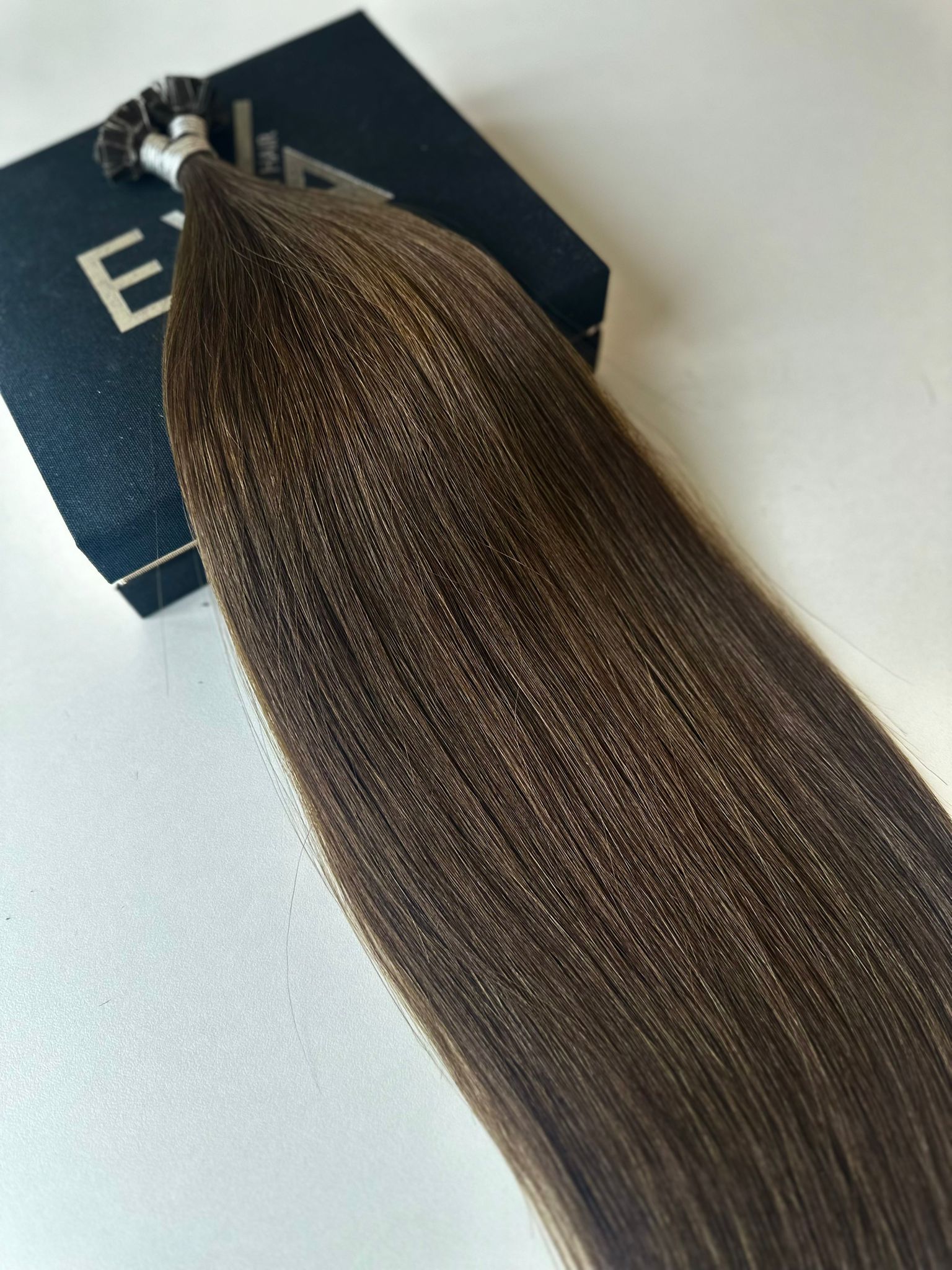 Extensii MICRO KERATINA Russian Hair Saten Inchis #2 - Extensii de par București