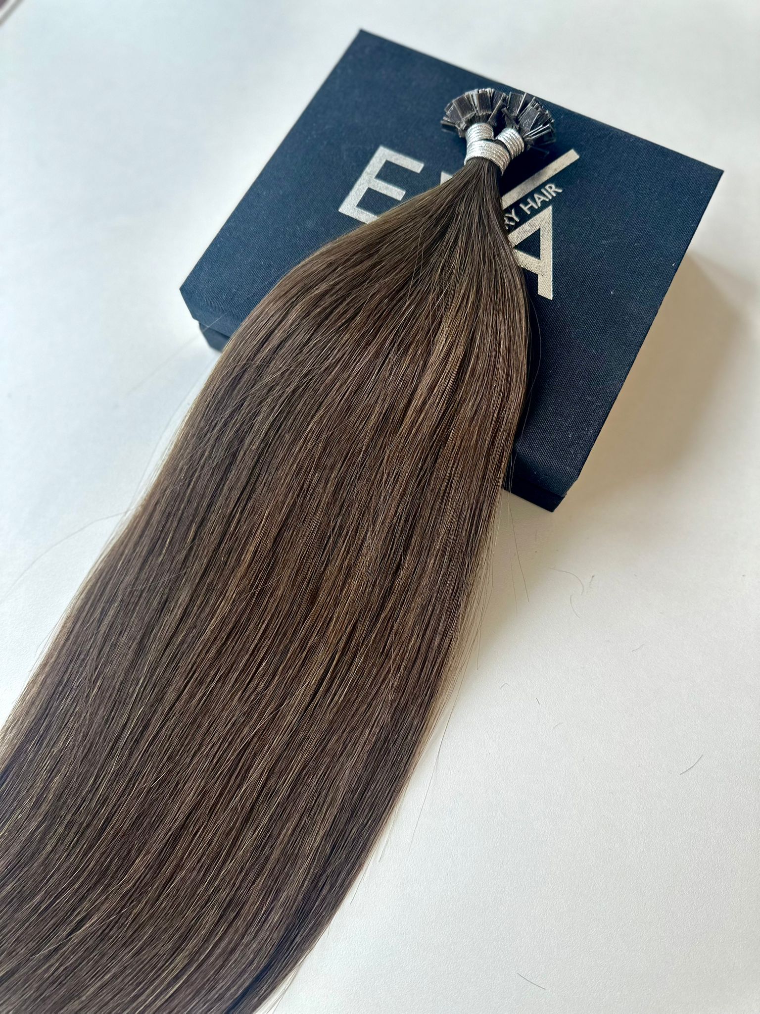Extensii MICRO KERATINA Russian Hair Saten Inchis #2 - Extensii de par București