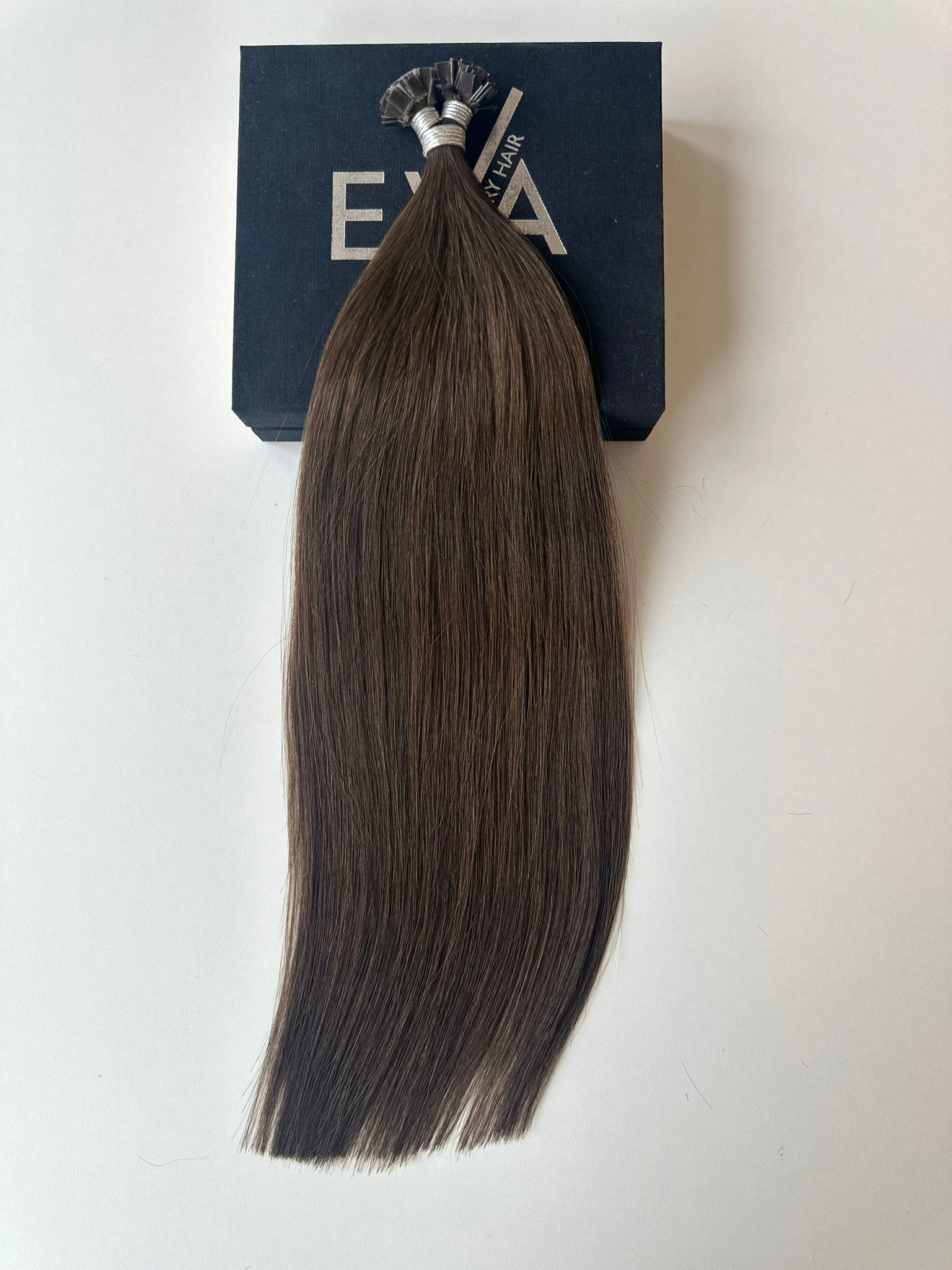 Extensii MICRO KERATINA Russian Hair Saten Inchis #2 - Extensii de par București