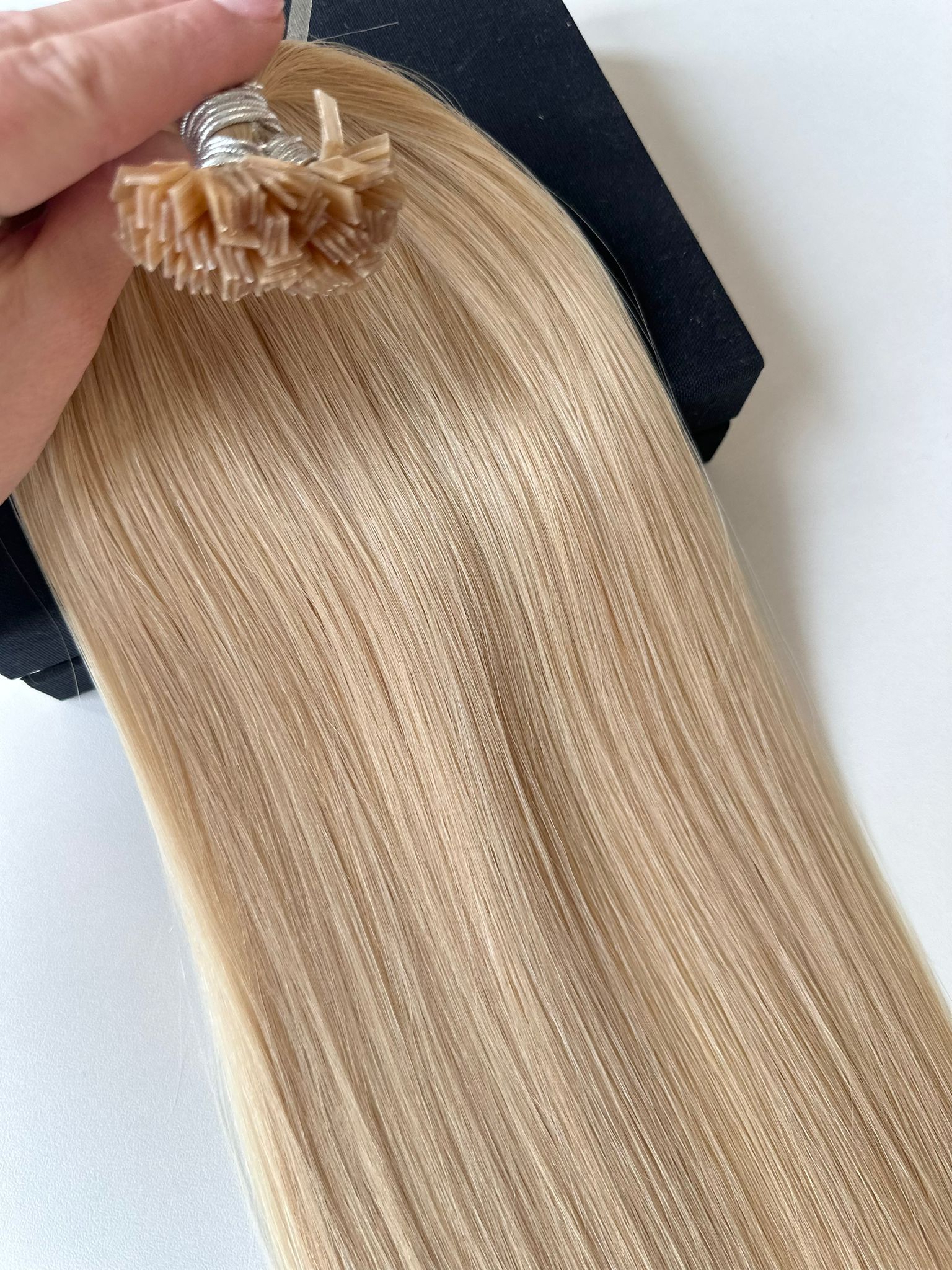 Extensii MICRO KERATINA Russian Hair Blond Miere #16 - Extensii de par București