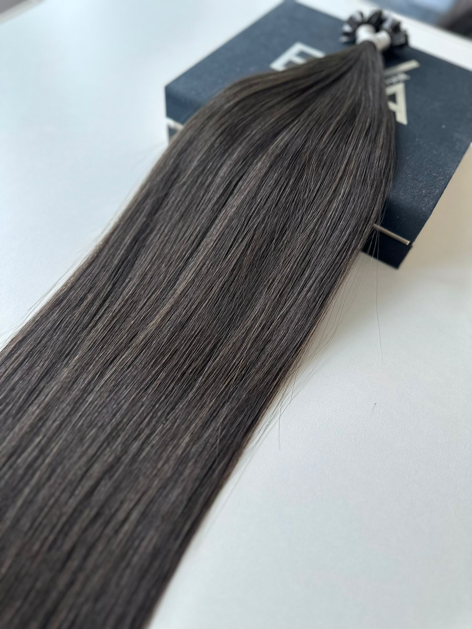 Extensii MICRO KERATINA Russian Hair Negru Natural #1B - Extensii de par București