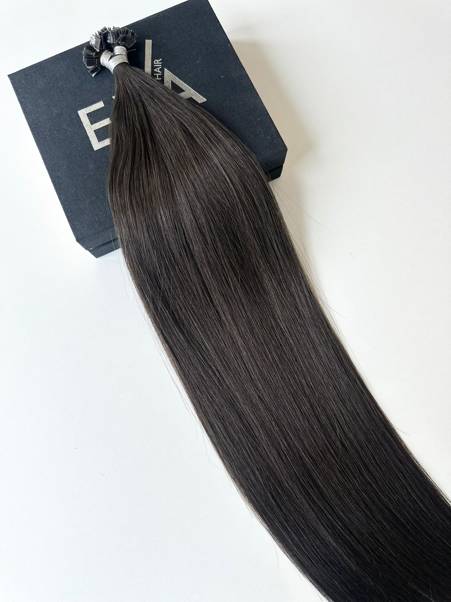 Extensii MICRO KERATINA Russian Hair Negru Natural #1B - Extensii de par București